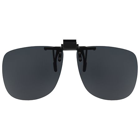 Foster Grant Solar Shield Clip-Ons Sunglasses Gray