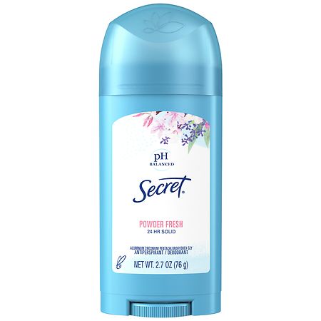 Secret Wide Solid Antiperspirant Deodorant Powder Fresh
