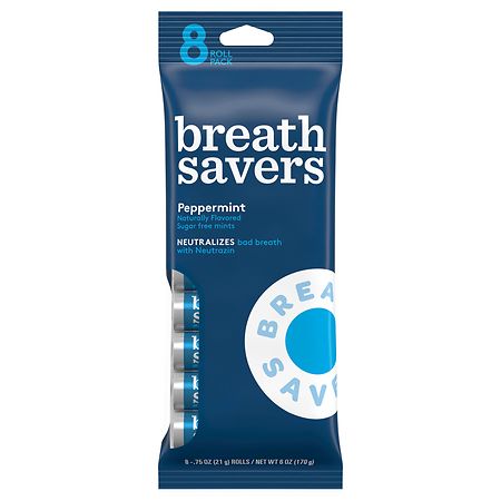 Breath Savers Sugar Free Breath Mints Peppermint