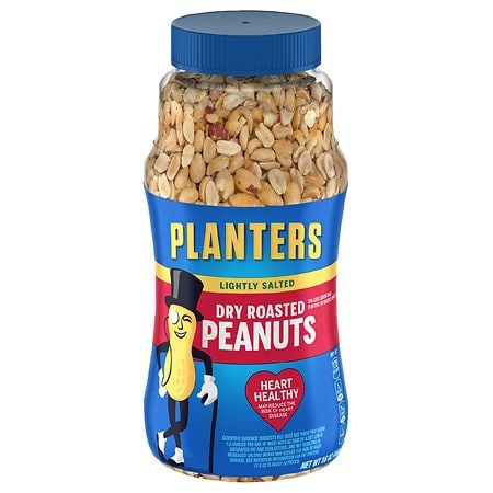 Planters Dry Roasted Peanuts Lightly Salted