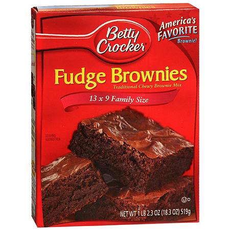 Betty Crocker Traditional Chewy Fudge Brownie Family Size Mix