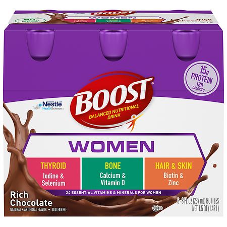 Boost Women Nutritional Drink Rich Chocolate