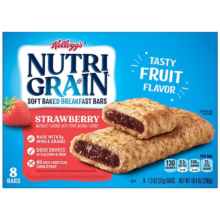 Nutri-Grain Soft Baked Breakfast Bars, Strawberry Strawberry