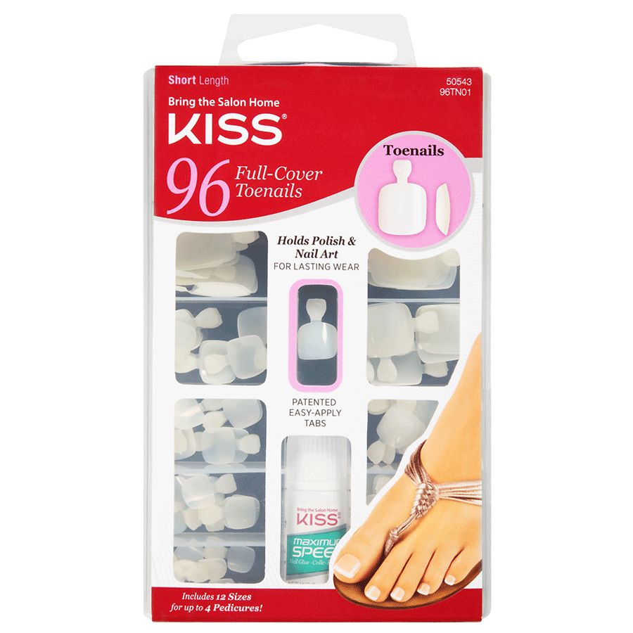Kiss Salon Results Full Cover Toenails Kit | Walgreens