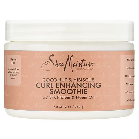SheaMoisture Smoothie Curl Enhancing Cream Coconut and Hibiscus
