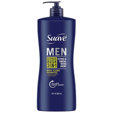 Suave 3-in-1 Shampoo Conditioner Body Wash Citrus Rush