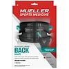 Mueller Sport Care Lumbar Back Brace with Removable Pad One Size Black-0