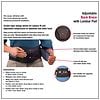 Mueller Sport Care Lumbar Back Brace with Removable Pad One Size Black-4