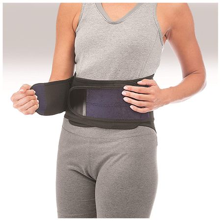 Mueller Sports Medicine Adjustable Lumbar Back Brace One Size Fits Most,  Black : : Health & Personal Care