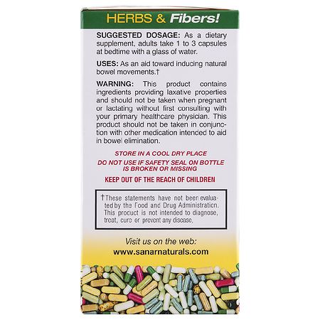 Sanar Naturals Colon Cleanser 2002 Dietary Supplement 450 mg Capsules