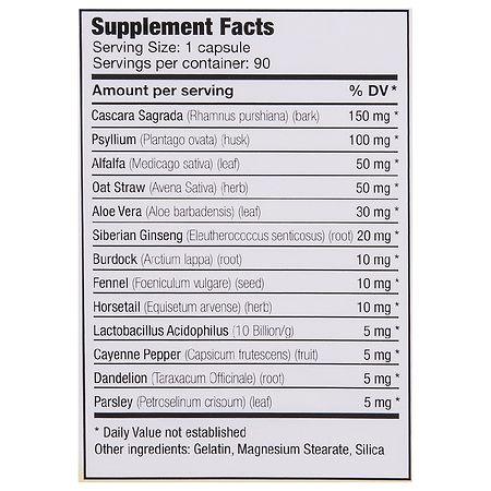 Sanar Naturals Colon Cleanser 2002 Dietary Supplement 450 mg Capsules