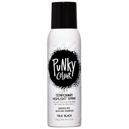 Punky Colour Temporary Hair Color Spray True Black | Walgreens