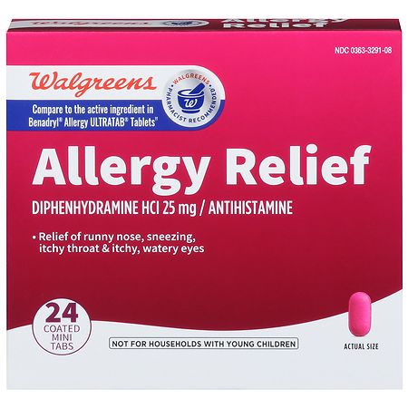 Walgreens Allergy Relief Coated Mini Tabs