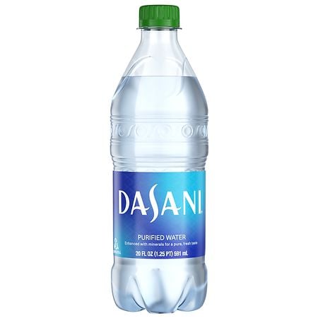 Aquafina Drinking Water, Purified 20 fl oz (1.25 pt) 591 ml