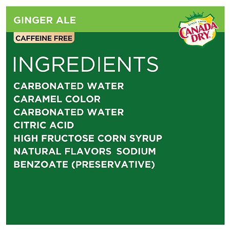 Canada Dry Ginger Ale Ginger Ale, 12 pack