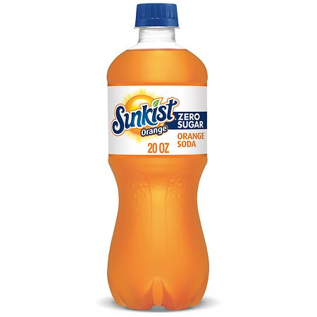 Diet Sunkist Soda Orange, 20 oz. Bottle
