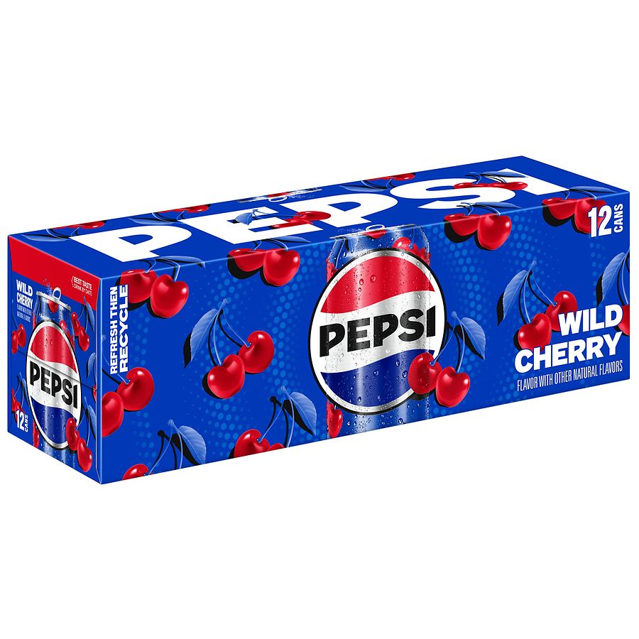 Pepsi Soda Wild Cherry, 12 pack | Walgreens