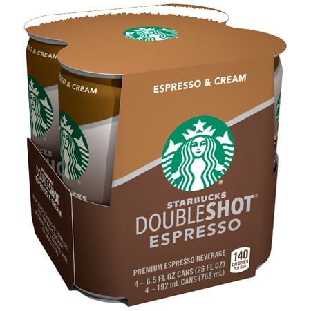 Starbucks Doubleshot Premium Coffee Drink Espresso & Cream