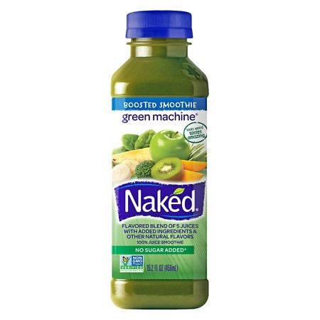 Naked Green Machine Juice Smoothie - 15.2 Fl Oz : Target