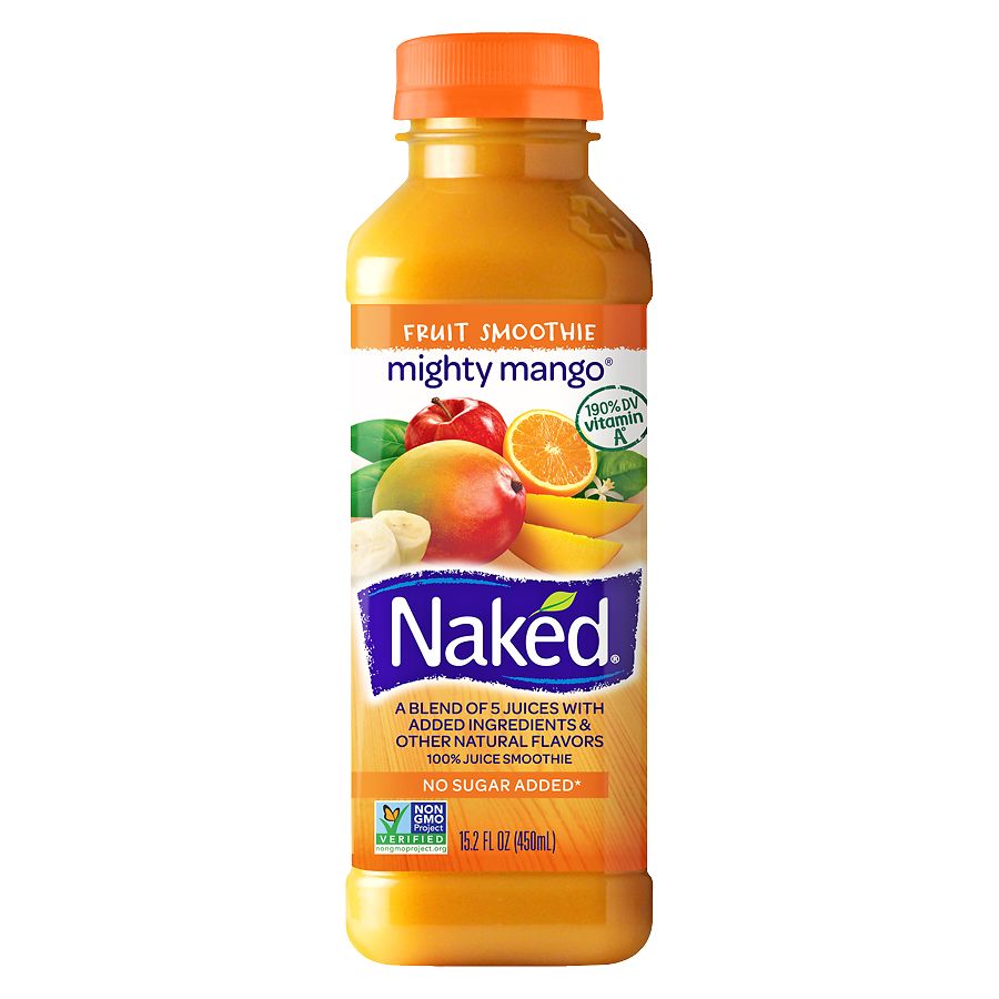 Naked Well Being Mighty Mango 100% Juice Smoothie Mighty Mango