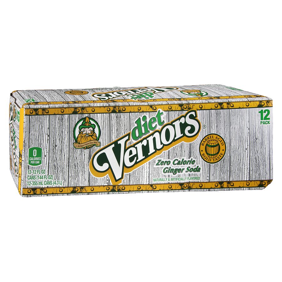 Vernors Diet Soda Ginger Ale