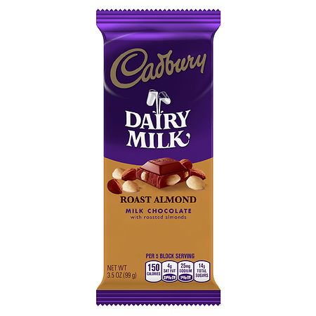 Cadbury DAIRY MILK Roast Almond Milk Chocolate Bar Roast Almond