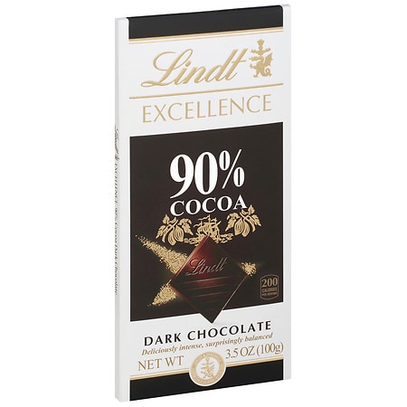Lindt Excellence Dark Chocolate Bar 90% Cocoa