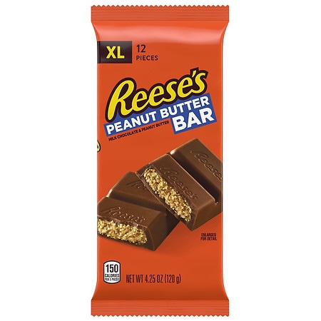Reese's XL Candy, Bar Milk Chocolate Filled with Peanut Butter
