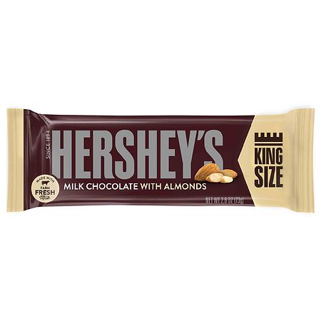 Hershey's King Size Milk Chocolate with Almonds Bar