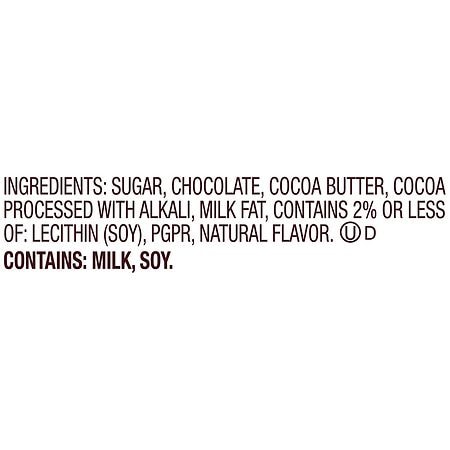 Hershey's Candy, Bar Mildly Sweet Chocolate