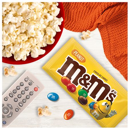 M&M's Mars Peanut Chocolate Bite Sharing Party Bag Pouch M&Ms  MMs - Pack of 1 Kg