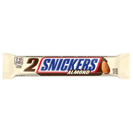 Snickers To Go Almond Candy Bar