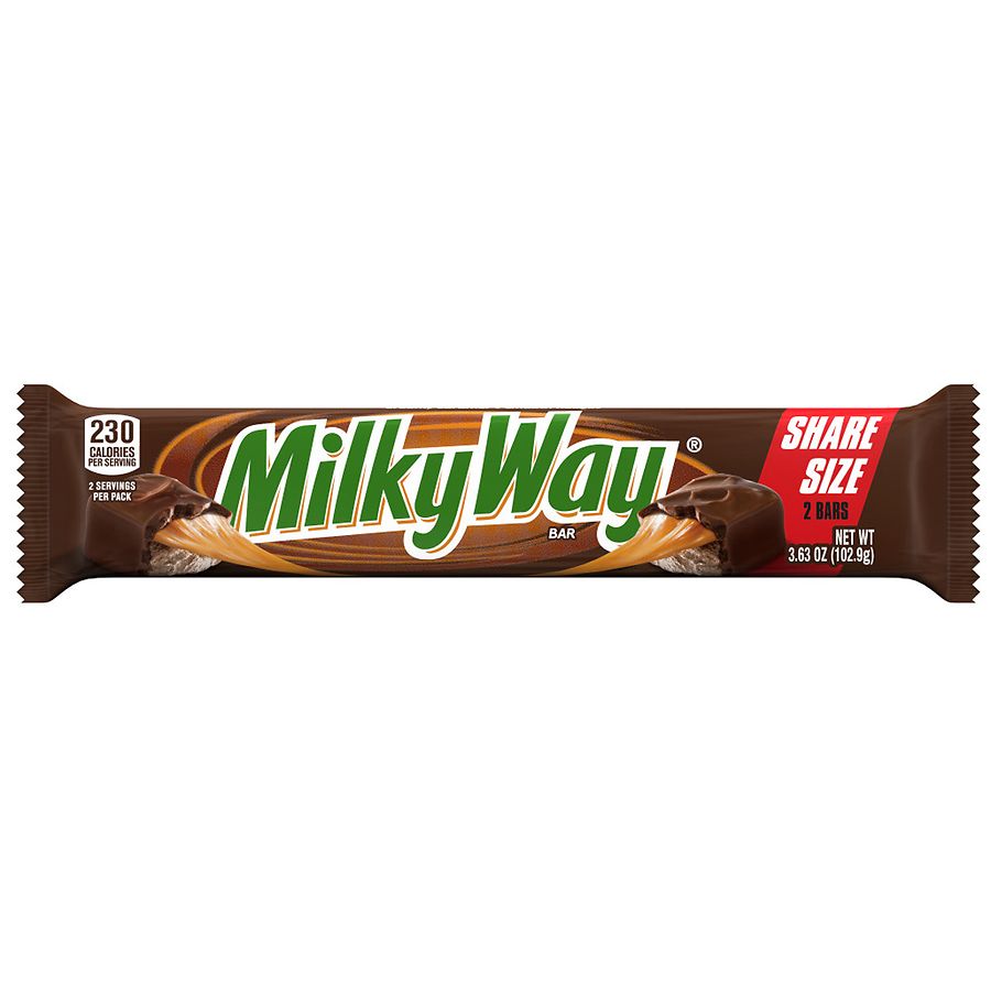 Milky Way Milk Chocolate Candy Bar, Share Size (Packaging May Vary