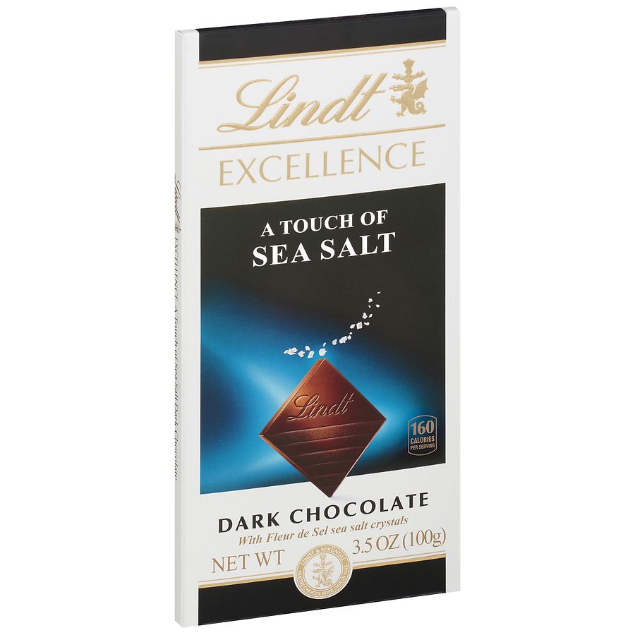 Lindt Excellence Bar Sea Salt Dark Chocolate