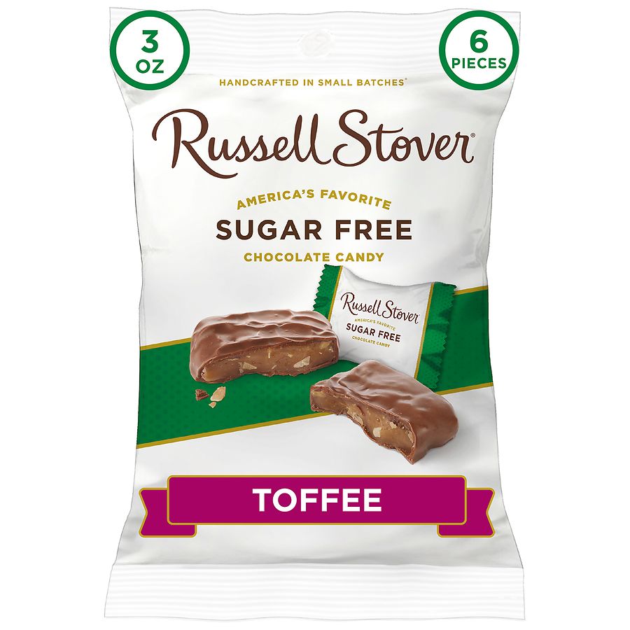 Russell Stover Sugar Free Chocolate Toffee