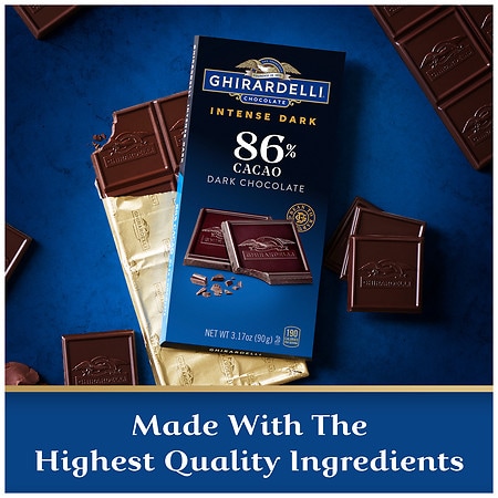 Ghirardelli Intense Dark Chocolate Bar 86% Cacao 86% Cacao