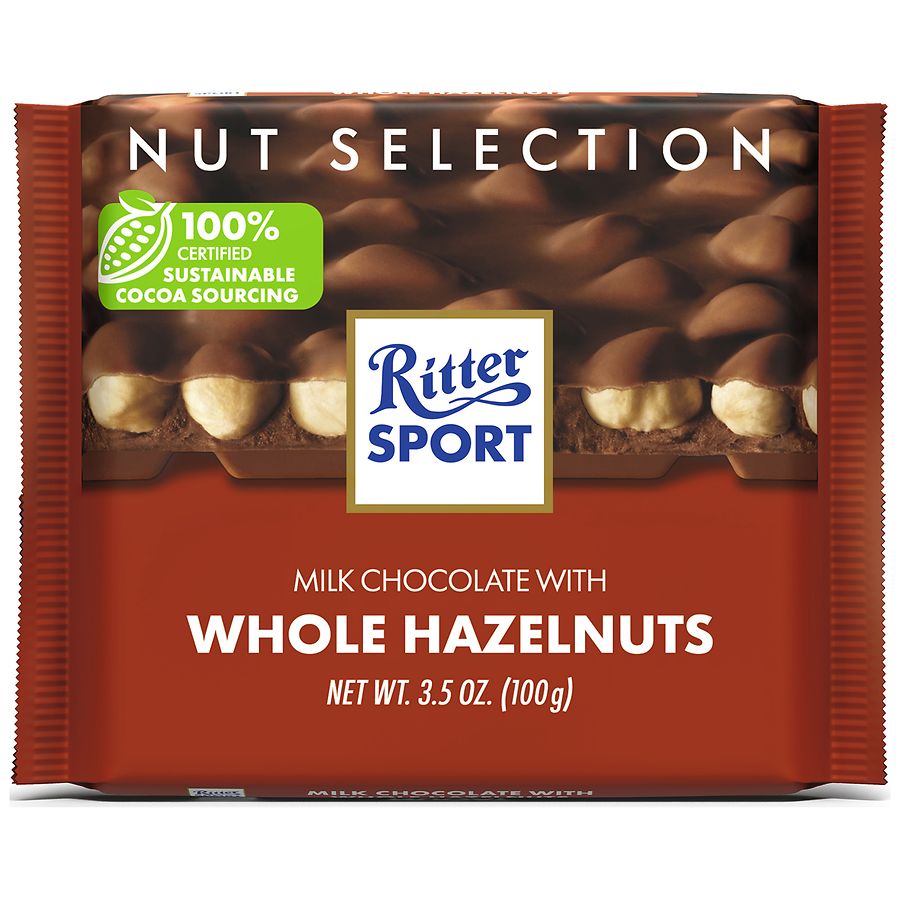 Ritter Sport Milk Chocolate Bar Hazelnut
