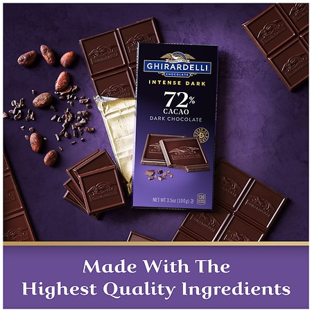 Ghirardelli Intense Dark Chocolate Crispy Rice Bar 3.5 oz