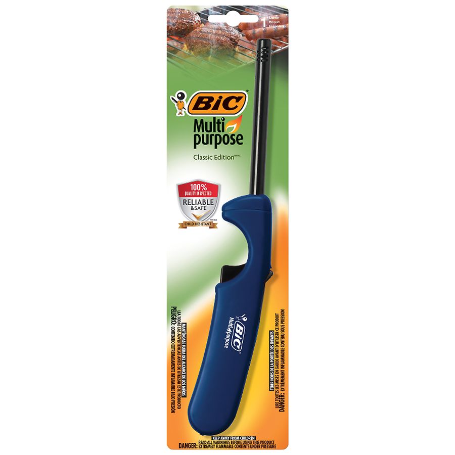 BIC Classic Edition Lighters, Long Durable Metal Wand Walgreens