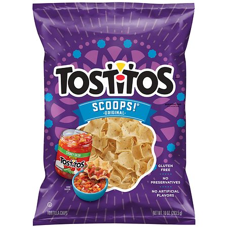 Tostitos Scoops Tortilla Chips & Cheetos Crunchy Cheese Snacks