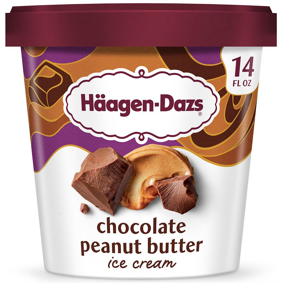 Haagen Dazs Ice Cream Chocolate Peanut Butter