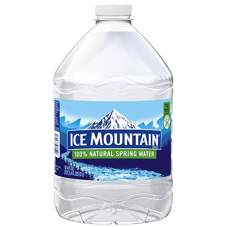 Ice Mountain 100% Natural Spring Water 3 L, Single