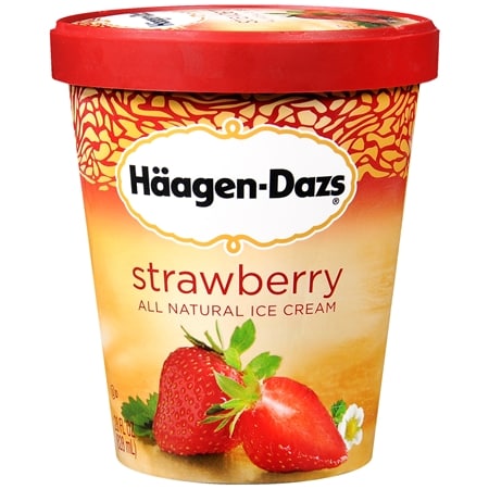 Haagen-Dazs Ice Cream Strawberry