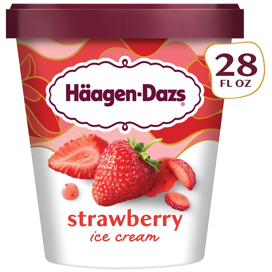 Haagen Dazs Ice Cream Strawberry