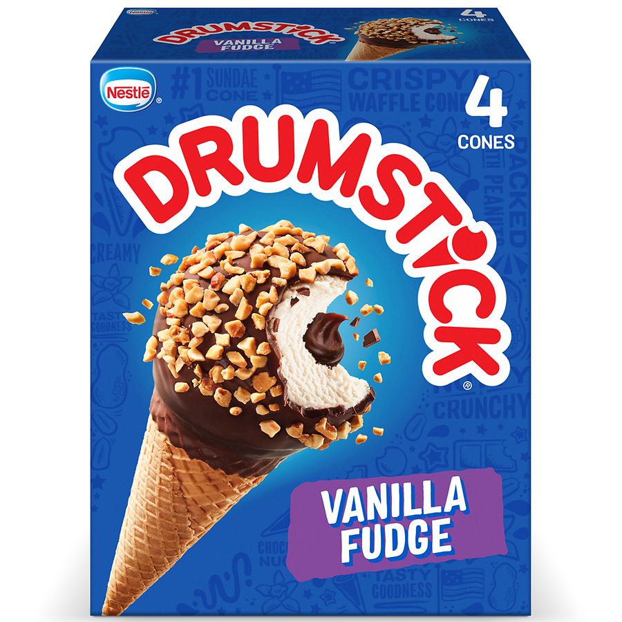 Drumstick Sundae Cone Vanilla Fudge