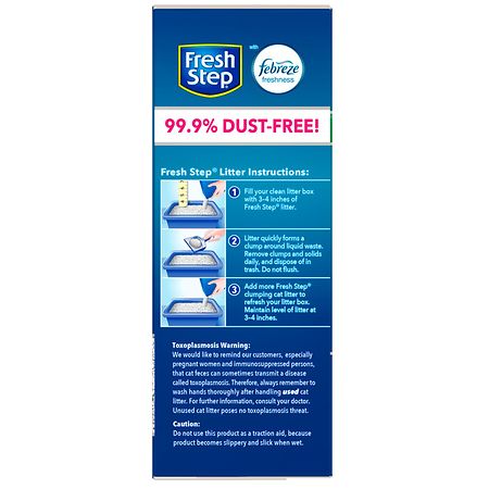 Fresh Step Odor Shield Scented Litter with the Power of Febreze