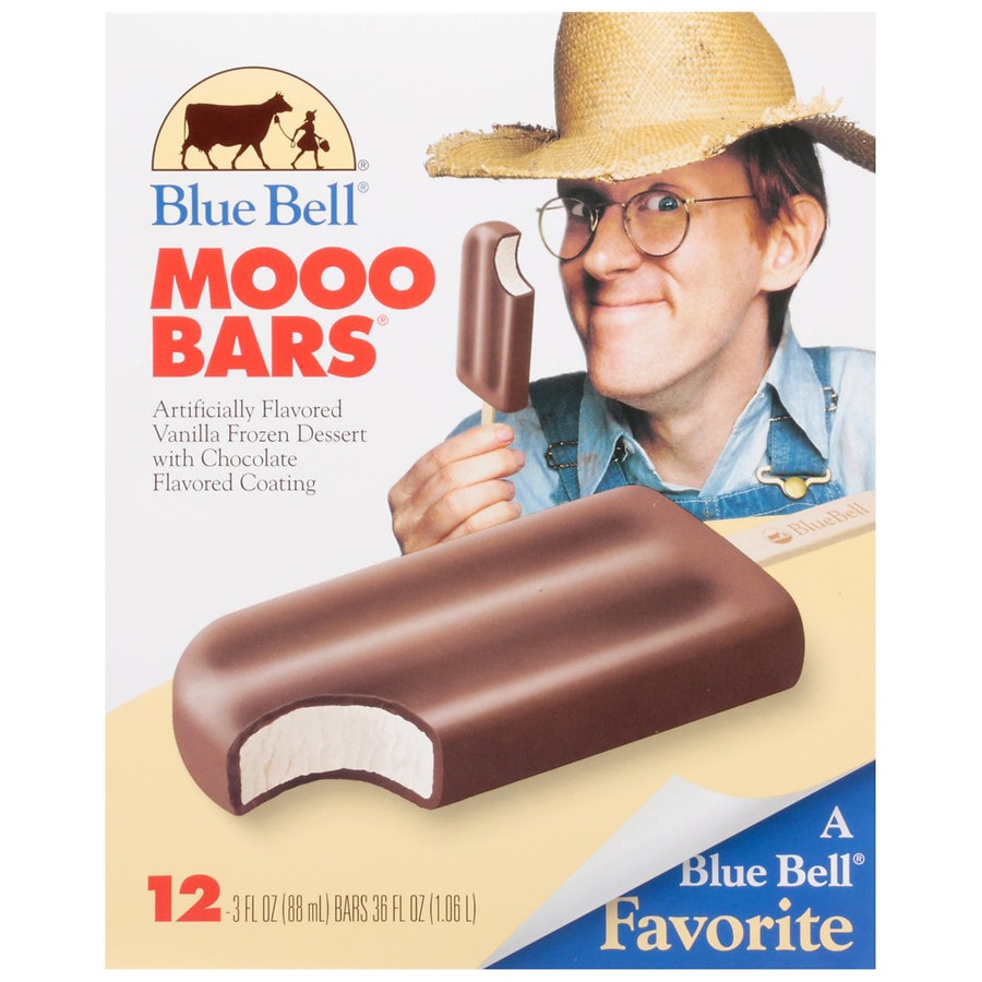 Blue Bell Mooo Bars Mooo, 12 pk | Walgreens