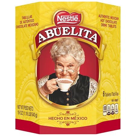Nestle Abuelita Authentic Mexican Chocolate Drink Mix Tablets