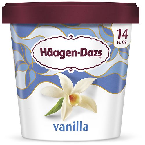 Haagen Dazs Vanilla Ice Cream Vanilla, 14.0 fl oz