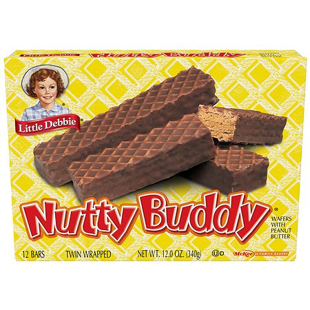 Little Debbie Nutty Buddy Peanut Butter Wafers